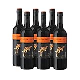 Yellow Tail Merlot – Halbtrockener, fruchtiger Rotwein aus Australien (6 x 0,75l)