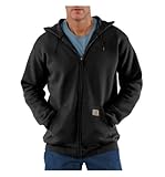 Carhartt Herren Zip Hooded Sweatshirt Sweatshirt, Schwarz, M