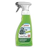 SONAX CockpitPfleger Matteffect Green Lemon (500 ml) reinigt und pflegt alle Kunststoffteile im Auto | Art-Nr. 03582410