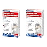 Baufan Glasfaser- und Renoviervlieskleber 500g I Starker Tapetenkleister für schwere Wandbeläge & Raufaser I Ohne Lösungsmittel I Für Rolle & Bürste (Packung mit 2)
