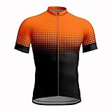 Beokeuioe Herren Radtrikot Kurzarm, Radsport T-Shirt Fahrradtrikot Atmungsaktives Sommer Fahrrad Trikot Schnelltrockend Trek Radtrikot Fahrradbekleidung für MTB Rennrad