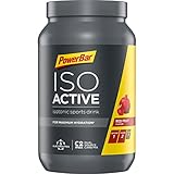 Powerbar Isoactive Red Fruit 1320g - Isotonisches Sportgetränk - 5 Elektrolyte + C2MAX