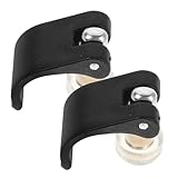 UPKOCH 2 Stück Teiliges Outdoor Kletterstock Verriegelungsmuttern rutschfeste Gummistopfen für Wanderstöcke Kompatibel Stabile Trekkingstock Zubehör für Bergsteigen Wandern Camping