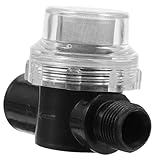 ANDRESLAD Wasserfilter Mit 50 Mesh Sieb Inline Wasserreiniger Für Pumpen Und Frischwassertanks Schwarzer Innengewinde Filter Für Effektive Filtration Und Schutz