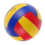 Milisten Volleyballtraining Wasserkocherdeckel mit Auslaufschutz PU-Volleyball Trainingsvolleyball Soft-Volleyball Partyzubehör für Sportspiele Tragbarer Volleyball für unterwegs PVC