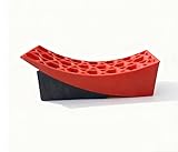 Auffahrkeile für Wohnmobil, Bis 13 Tonnen Mit T-Griff Radkeilen Und Rutschfester Matte, 10 cm Höhenausgleich Für Wohnwagen Und Anhänger