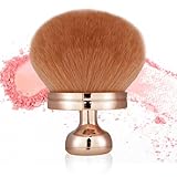 1 Stück Kabuki Makeup Pinsel Body Bronzer Brush Kabuki Pinsel Makeup Pinsel Puderpinsel Groß Rouge Makeup Pinsel für Kabuki Make Up Pinsel Synthetische Borsten Greifen Puder Gleichmäßig Puder