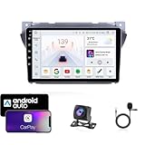 Android 14-Autoradio für Suzuki Alto 2009–2016 | 9-Zoll-Touchscreen | CarPlay/Android Auto | 8-Core 4G GPS-Navigation | Bluetooth 5.0 | Plug & Play | Lenkradfernbedienung(T4 8 Core 4G+WiFi 4G+64G)
