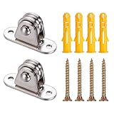 KCNOFNC Umlenkrolle Seilrolle mit Kugellager, Umlenkrollen für Seile, Sonnensegel, Gewächshaus, Baldachin, 2 Stück