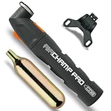 SKS GERMANY Pumpe AIRCHAMP PRO, Kartuschenpumpe Reversibel, schwarz, 15 x 3 x 3 cm