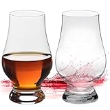 2 Stück Professionelle Whisky Gläser: Professionelle TastingGlas 200ml, Whisky Verkostungsgläser, Nosing GlasWhisky, Kristall Glas für Rum, Gin, Likör, Whiskeygläser Geschenkset