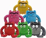 Farbenmonster Plushie, Bunte Monster Plüschtier für eine fröhliche und unbeschwerte Stimmung, Halloween oder Birthday Decorations Monster Kuscheltier Geschenke für Jungen oder Mädchen (6 pcs)