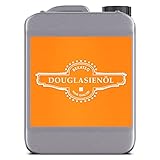 Douglasien Öl 5l farblos I Holz-Öl für innen & außen I Leinöl-Firnis zum Holzschutz & Holzimprägnierung von Douglasien, Terrassen, Gartenmöbeln, Treppen I Wasser & schmutzabweisend - BEKATEQ BE-291