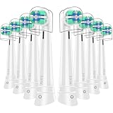 8er Aufsteckzahnbürsten Kompatibel mit Braun Oral B iO 3/4/5/6/7/8/9/10,Kompatibel mit Oral B iO 10 9 8 7 6 5 4 3 Series Ultimate Clean Elektrische Zahnbürste, Weiß