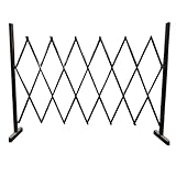 Parkplatzsperre, bewegliche Barrikade, ausziehbare Barrikadenzaun mit Akkordeon, Teleskop-Leitplanke aus Metall zur Kontrolle der Menge an Veranstaltungsorten, einfach