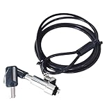 Kadagg PC-Laptop-Kabelschloss & Sicherheitscomputerschloss Metallschlösser für 6 x 25 mm Loch Computerschloss Diebstahlschutzkette Sicherheitsschloss aus Metall
