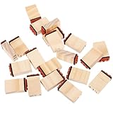 Gogogmee Holzstempel für Scrapbooking mit Zahlen Buchstaben und Monaten Langlebige Holzstempel DIY Motivstempel für Handcraft und Planer Kompakt und Sicher für Kreative Bastelprojekte