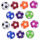 GALPADA 14 Stück Teiliges Tischfußball Farbenfrohe Mini Kickerbälle für Tischkicker Zubehör Einfache Reinigung Lebendige Farben für Foosball Spielspaß