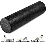 Yes4All Hochdichte Schaumstoffrolle EPP 30/45/60/90 CM Foam Roller, Faszienrolle für Rücken, Beine, Muskelrolle, Yoga-Roller, Regeneration, Dehnung & Fitness-Rolle zur Selbstmassage