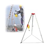 Aluminium-Stativ, Fallschutzausrüstung für enge Räume – Notfall-Rettungsausrüstung für Galerien, Schiffskabinen, Kanalisationen, Keller und Bediener