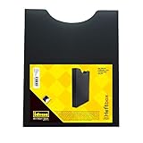 Idena 225163 - Heftbox für DIN A4, Hochformat, aus PP, Füllhöhe 4 cm, schwarz, 1 Stück