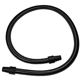 vhbw Universal Ersatz Schlauch für gängige Staubsauger - Flexibel, 2 m schwarz, 32 mm / 35 mm / 38 mm Rundanschluss