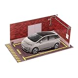 Duroecsain Garagen-Szene für Automodell, Parkgarage für Automodell, Parkplatzszene für Automodell im Maßstab 1:32 – einzigartiges Automodell,