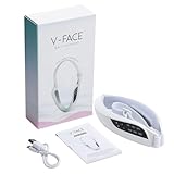 Raypontia Mikrostrom Gesichts Gerät - Mikrostrom 8 Intensitäten Beauty Tool - Verstellbarer Doppelkinn-Reduzierer | Für Frauen Reise Zuhause Bett Nacht Dating Meditation Morgen Make-up Party Hochzeit