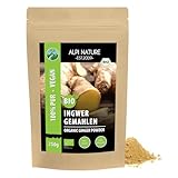 Ingwerpulver BIO 250g von Alpi Nature, bio Ingwer gemahlen, Ingwerwurzel Pulver