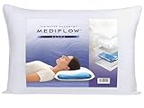 Mediflow Elite Daunenwasserkissen - 90% Daunenfüllung, verstellbares Schlafkissen, Kopfkissen für Seiten-, Rücken- und Bauchschläfer, Der ursprüngliche Erfinder des Wasserkissens (50 x 70 cm)