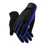 Neoprenanzug-Handschuhe, 1,5 mm, Neopren, Tauchhandschuhe für Herren und Damen, rutschfest, dehnbar, Schnorcheln, Tauchhandschuhe zum Speerfischen, Segeln, Schwimmen, Kajakfahren, Paddeln,