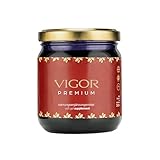 VIGOR Premium Honig 240gr 1-Pack, Extra Stark für aktive Männer, Maca, Ginseng & Tribulus Terrestris Gel