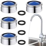 4 Stück Strahlregler M22,Perlatoren M22 für Wasserhähne,Strahlregler M22,Wasserfilter Wasserhahn Sieb Einsatz,Strahlregler Perlatoren Wassersparend, Water Filter Tap Ersatzteile Belüfter Auslauf.