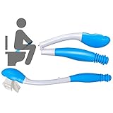 Toilettenpapierhilfen Victop Hilfsmittel Tool Toilettenhilfsmittel Faltbare Lange Reichweite Komfort Wischtuch Wischtuchunterstützung Bottom Buddy für den täglichen Gebrauch 15.6 Zoll