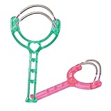 Homoyoyo 2Stücke Gesichtshaare aus Kunststoff Handheld Haarentfernung mit Frühling Effiziente Fadentechnik für Glatte Haut Zufällige für Damen