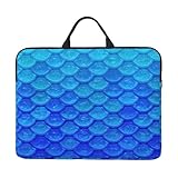 Laptophülle für 14 Zoll (35,6 cm), Ozeanblau, Meerblau, für die tägliche Arbeit, Geschäftsreisen