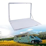 Klappbarer Hängetisch, Aluminium-Wandhalterung, Esstisch mit 25 kg maximaler Belastung, perfekt für Wohnmobile und Wohnmobile