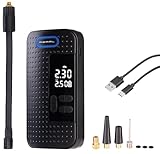 AGT Minikompressor: Mini-Akku-Kompressor-Luftpumpe mit LED-Display, 2.000 mAh, 150 psi (Luftkompressor, Reifenpumpe, Luftmatratze)