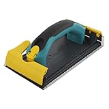 wolfcraft Handschleifer für Gipskarton I 4056000 I Für kontrolliertes, ergonomisches Schleifen von Gipskartonflächen, Schleiffläche: 115 x 280 mm
