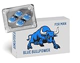 Blaue Lustpillen für den aktiven Mann - hochdosierte Tabletten mit Sofortwirkung, extra stark und abgestimmt auf die Bedürfnisse für Männer mit Ginseng und Avena Sativa - Blue Bullpower