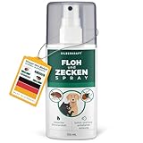 Silberkraft Floh- & Zeckenspray 100 ml – Spray gegen Zecken & Flöhe bei Hunden & Katzen – Repellent zur Fellpflege & Tierumgebung – Gebrauchsfertig