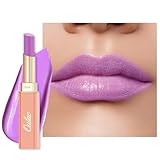 Oulac 2 in1 Lippenstift und Lippenbalsam, Saftiger & Glänzender Pflegender Lippenstifte, Lippenpflege, Natürliche und Hydratisierte Lippen, Glänzender Effekt für Trockene, Rissige Lippen, Vegan 10