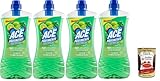 ACE Pavimenti Bodenreiniger Hygiene - Limette und Pfefferminze, ohne Bleichmittel - reinigt gründlich und bringt Böden zum Glänzen, 4x 1Lt + Italian Gourmet polpa 400g