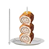 BBQ Vertikale Spieß – Metall Drehspieß | Verstellbarer Grillspieß | Robustes Barbecue Werkzeug | Ideal Für Al Pastor, Tacos, Shawarma, Kebabs, Gyros, Outdoor Kochen, Gartenparty, Küche
