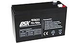 DSK 103632 Blei-Akku, wiederaufladbar, hohe Entladung, versiegelt, AGM, 12 V, 9 Ah, ideal für UPS-SAI, Sicherheits- und Kommunikationssysteme, Notlichter usw