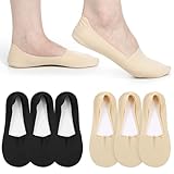 Yuanchu Sneaker Socken Damen, 6 Paar 39-42 35-38 Füsslinge, Unsichtbare Füßlinge Rutschfest Sommer Sneakersocken No Show Ballerina Socken