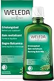 WELEDA Bio Edeltannen Erholungsbad, Naturkosmetik Bio Bade Essenz mit ätherischen Ölen von Fichten und Edeltannen zur Entspannung und Pflege, Badezusatz für innere Kraft (1 x 200 ml)