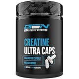 Creatine Ultra Caps - 420 Kapseln mit je 1250 mg reinem Creatin Monohydrat - Premium: Ultrafein + Mesh-Faktor von 200 - Hochdosiert