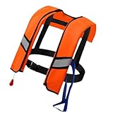 Missmisq Schwimmweste für Erwachsene, Schnorchelweste für Erwachsene, Unisex-Erwachsene Schwimmweste, Tragbare, pontontaugliche Schwimmwestenjacken aus Nylon, Schnorchelweste mit automatischer