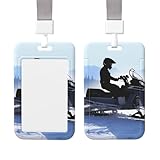 Verschiebbarer Ausweishalter, Kunststoff, vertikaler Ausweishalter für Büro, Schneemobil, Ausweishülle, Schutz für Arbeit, Ausweishalter für Fahrer, Krankenschwester, Führerschein, Pässe